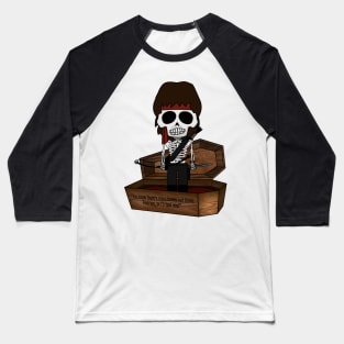 "Bone Idols" Casket No.12 - Rambone 2 Baseball T-Shirt